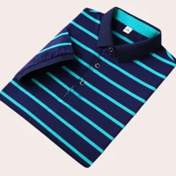 Shirts Heren*Jett - Gestreept herenpoloshirt voor de zomer