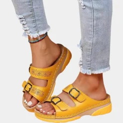 Damesschoenen*Joana - Stijlvolle Zomersandalen Wedge voor Dames