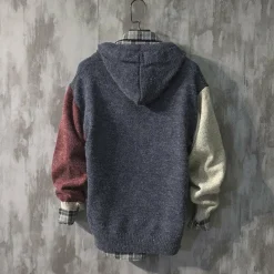 Truien & Vesten Heren*JOAQUIN - Luchtige zomerse gebreide hoodie