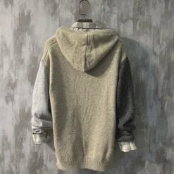 Truien & Vesten Heren*JOAQUIN - Luchtige zomerse gebreide hoodie