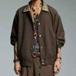 Jassen Heren*JOE - Elegante Zomerjas voor Heren Bruin