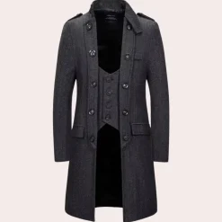 Jassen Heren*JOHNNY - Klassieke Halflange Overjas voor Heren