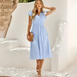 Jurken & Jumpsuits Dames*JOLANDE - Stijlvolle zomerse midi jurk