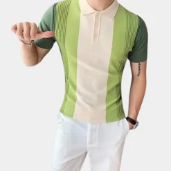 Shirts Heren*Jordin - Gestreept herenpoloshirt voor de zomer