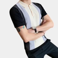 Shirts Heren*Jordin - Gestreept herenpoloshirt voor de zomer