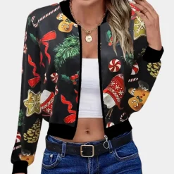 Jassen Dames*JORJA - Modieuze Zomerjas voor Dames Zwart