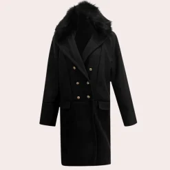 Jassen Heren*JOSE - Stijlvolle Winterjas voor Heren Zwart