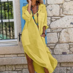 Jurken & Jumpsuits Dames*JOSEPHINE - Comfortabel en luchtig zomerjurkje