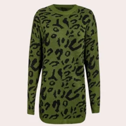 Truien & Vesten Dames*Joska - Stijlvolle Zomerse Damestrui met Luipaardprint