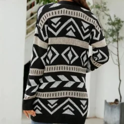 Truien & Vesten Dames*Judith - Trendy geruit damesvest voor de zomer