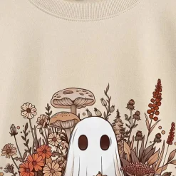 Truien & Vesten Dames*Juli - Modieuze Zomerse Halloween Trui voor Vrouwen Beige