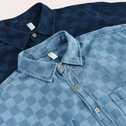 Shirts Heren*Julian - Stijlvol zomer overhemd met halve mouwen voor heren