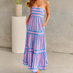 Jurken & Jumpsuits Dames*Juliana - Elegante Maxi Zomerjurk voor Vrouwen