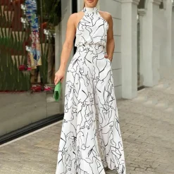 Jurken & Jumpsuits Dames*JULIANA - Modieuze zomerse jumpsuit voor dames