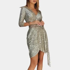 Jurken & Jumpsuits Dames*Juliet - Elegante dames glitterjurk voor de zomer