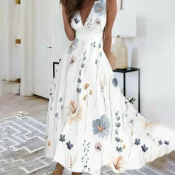 Jurken & Jumpsuits Dames*JULISSA - Elegante zomer bloemenjurk