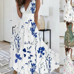 Jurken & Jumpsuits Dames*JULISSA - Elegante zomer bloemenjurk