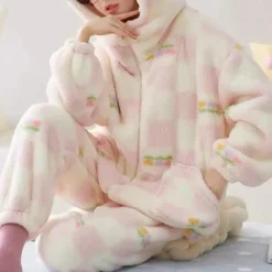 Sets Dames*KAHLIA - Luxe Zomer Pyjamaset voor Dames Roze