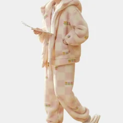 Sets Dames*KAHLIA - Luxe Zomer Pyjamaset voor Dames Roze