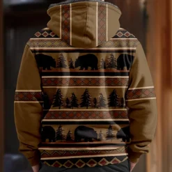 Jassen Heren*KAIMEE - Klassiek Capuchonjack voor Heren - Zomereditie Bruin