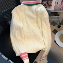 Truien & Vesten Dames*KALONI - Trendy Zomerse Trui voor Dames Melkwit