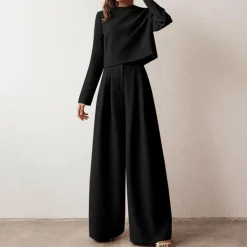 Sets Dames*KAMIYAH - Elegante zomerse tweedelige palazzo set