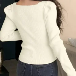 Truien & Vesten Dames*KAREN - Geraffineerde Zomertrui voor Dames Wit