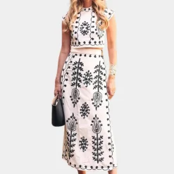 Sets Dames*Karin - Modieus bedrukte 2-delige damesset voor de zomer