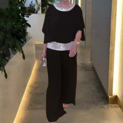 Sets Dames*Karin - Verfijnde Dames Twee-Piece Set voor de Zomer