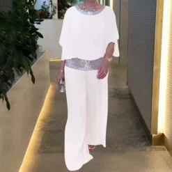 Sets Dames*Karin - Verfijnde Dames Twee-Piece Set voor de Zomer