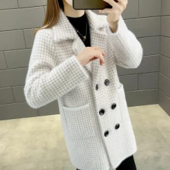 Truien & Vesten Dames*Karola - Stijlvolle Halflange Damesjas voor de Zomer