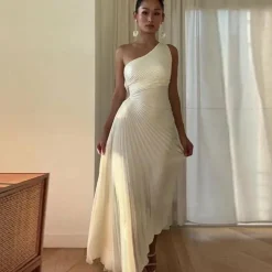 Jurken & Jumpsuits Dames*KARSYN - Elegante geplooide zomerjurk