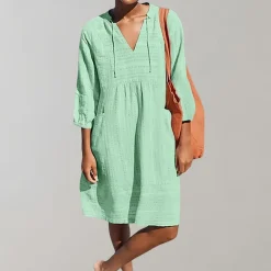 Jurken & Jumpsuits Dames*Karyl - Zomerjurk midi voor dames - Perfect voor Lente en Zomer