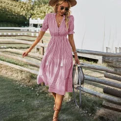 Jurken & Jumpsuits Dames*KATIE - Stijlvolle casual zomerjurk