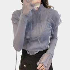 Truien & Vesten Dames*KATRESA - Elegante Luchtige Kanten Trui voor Dames - Perfect voor de Zomer