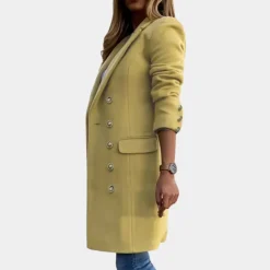 Jassen Dames*Katriina - Luxe damesjas met dubbele borst voor de zomer