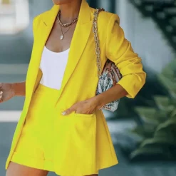 Sets Dames*KATRIN - Zomerse blazer en korte broek set