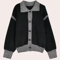 Truien & Vesten Dames*KATRINE - Trendy Zomerse Trui voor Dames Zwart