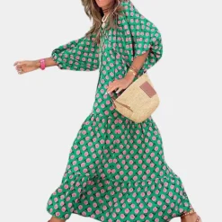 Jurken & Jumpsuits Dames*Katty - Trendy en comfortabele lange zomerjurk voor dames