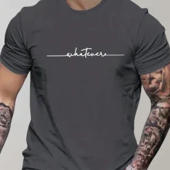 Shirts Heren*Kay - Casual heren t-shirt met ronde hals voor de zomer