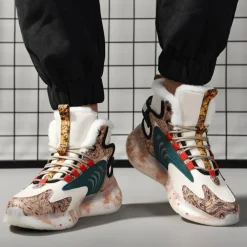 Schoenen Heren*KAYLANI - Stijlvolle Anti-slip Hooggesneden Herenschoenen voor de Zomer