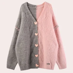 Truien & Vesten Dames*KELLY - Modieus Zomervest voor Dames Roze Grijs