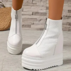 Damesschoenen*KEVLYN - Moderne Enkellaarzen voor Dames - Zomerse Stijl