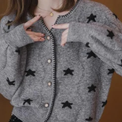 Truien & Vesten Dames*KIANA - Tijdloos Gebreid Vest voor Dames - Lente/Zomer Editie