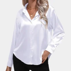 Blazers & Blouses Dames*Kira - Tijdloze elegante damesblouse voor de zomer