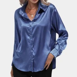 Blazers & Blouses Dames*Kira - Tijdloze elegante damesblouse voor de zomer