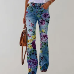 Broeken & Rokken Dames*Kjellfrid - Zomerse flare broek voor dames