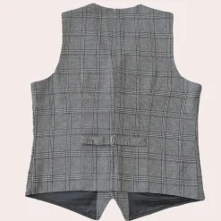 Truien & Vesten Heren*Klassiek geruit herenvest voor de zomer