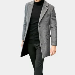 Jassen Heren*Klassieke lange jas voor heren