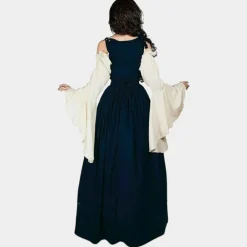 Jurken & Jumpsuits Dames*Klassieke middeleeuwse zomerjurk voor dames